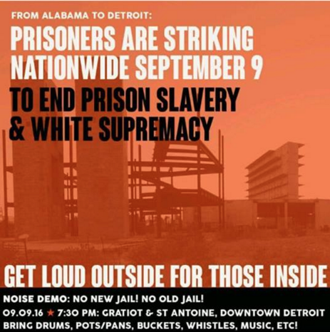 Downtown protest tonight supports nationwide prison strike