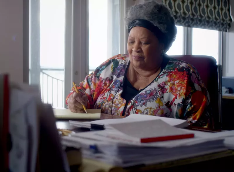 Toni Morrison at work. - Timothy Greenfield-Sanders