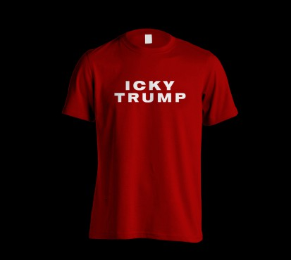 "Icky Trump" t-shirts - SCREENSHOT FROM THIRD MAN RECORDS WEBSITE