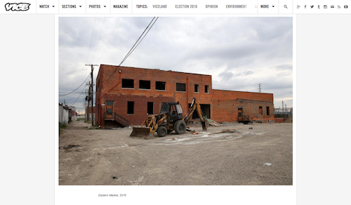 At Vice.com, this shot of a buffed-out wall helps tell the tale. - Screenshot from Vice Magazine