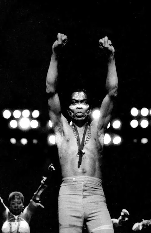 Fela Kuti - Courtesy Leni Sinclair