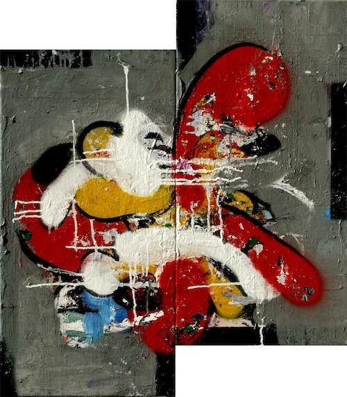 Dennis Jones, "abstraction number 84" - COURTESY JANICE CHARACH GALLERY