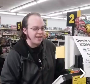 Lansing cashier goes viral after customer tapes him singing