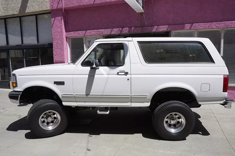 The Ford Bronco at the O.J. Simpson pop-up museum at the Coagula Curatorial Gallery on August 17, 2017 in Los Angeles, California. - Joe Seer / Shutterstock.com