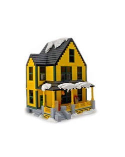 LEGO enthusiast and his daughter built a replica of A Christmas Story house