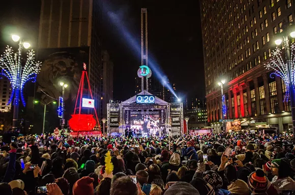 Meridian Motor City NYE - The Drop - Photo by David Graff