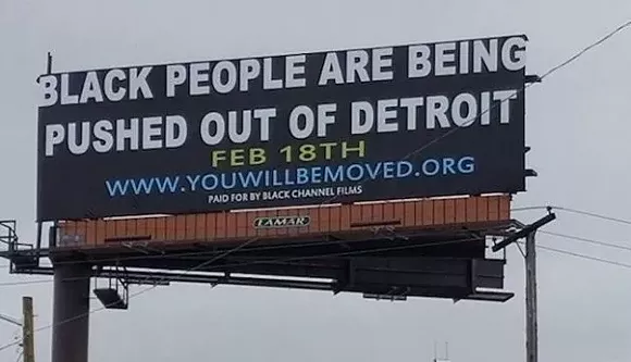 Billboard for new movie is getting its message across whether you like it or not
