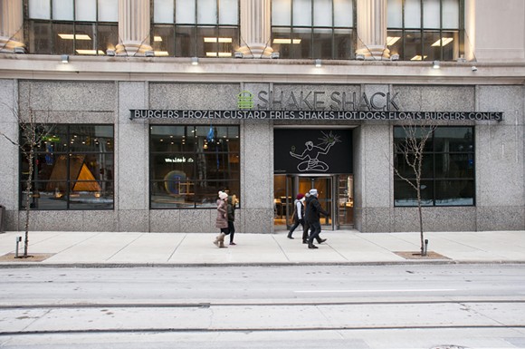 Shake Shack’s downtown Detroit location, slated to open soon.