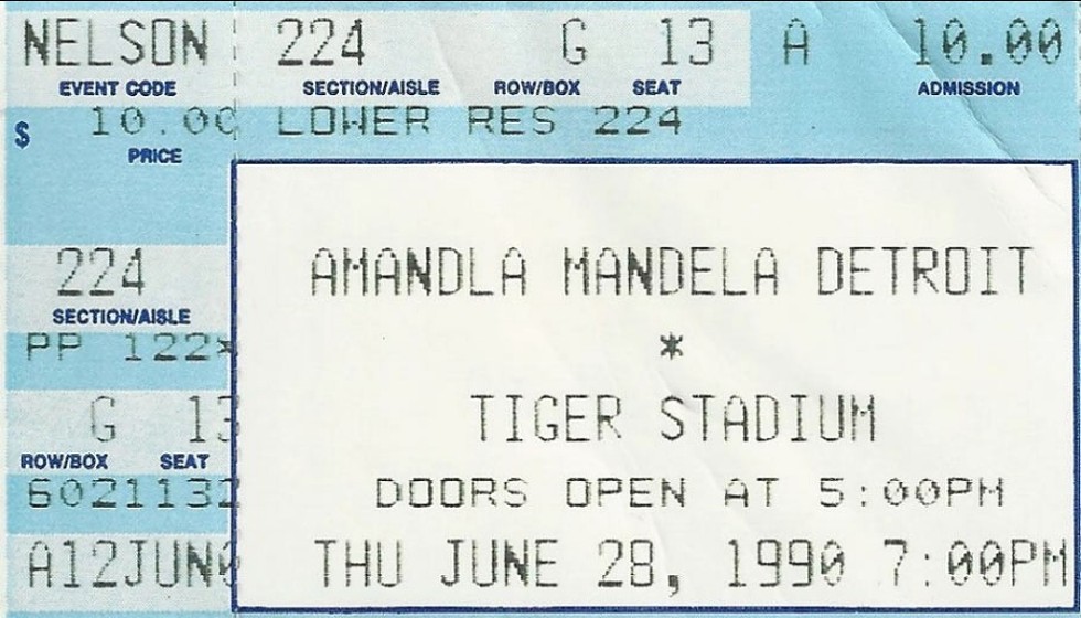 Nelson Mandela's historic Tiger Stadium rally 30 years later