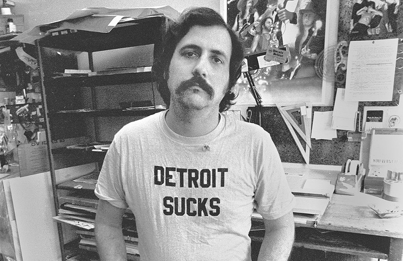 Lester Bangs in his iconic T-shirt. - Charlie Auringer