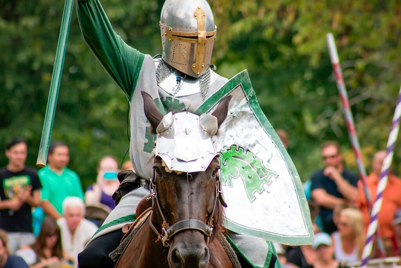 "Red knight's going down, down, down, down." - PHOTO PROVIDED BY RENAISSANCE FESTIVAL, BY MATTHEW SIKORSKI