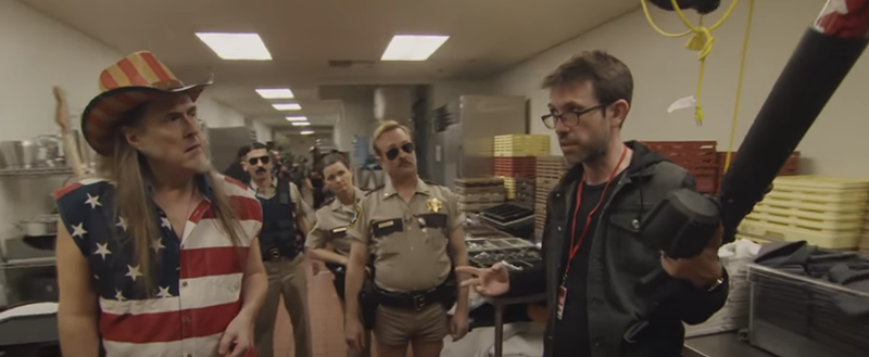 "Weird Al" Yankovic as Ted Nugent on Reno 911! - SCREEN GRAB/YOUTUBE