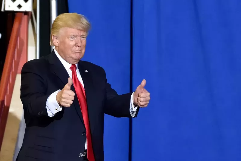 Drugged-up, COVID-19-infected Trump calls court ruling a 'BIG win' for Michigan