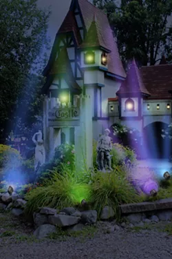 Michigan Renaissance Festival grounds transformed into illuminated haunted attraction