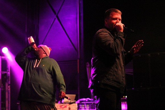 RUN THE JEWELS PERFORMING LIVE. IMAGE FROM WIKIPEDIA.