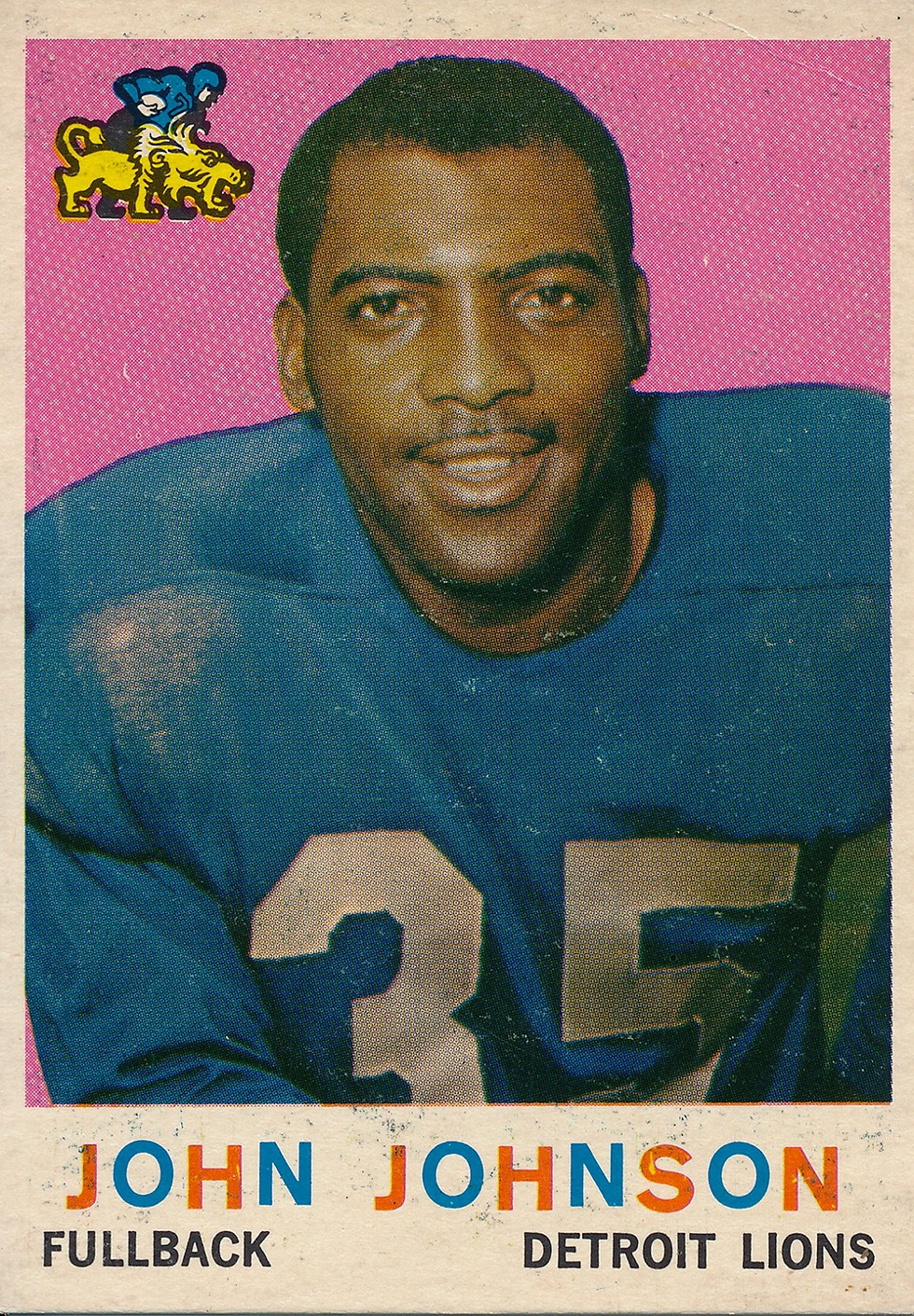 John Henry Johnson joined the Lions in 1957. - COURTESY PHOTO