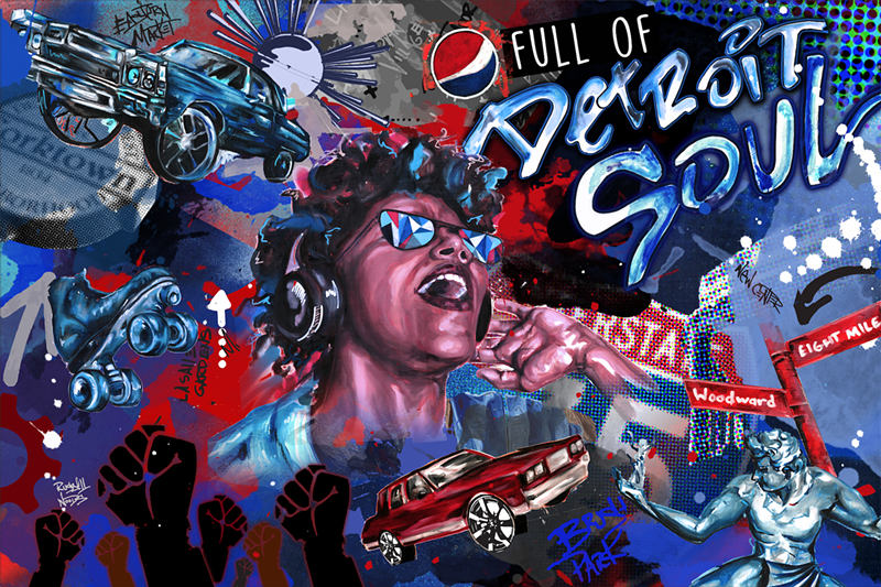 Local artists partner with Pepsi for 'Full of Detroit Soul' murals