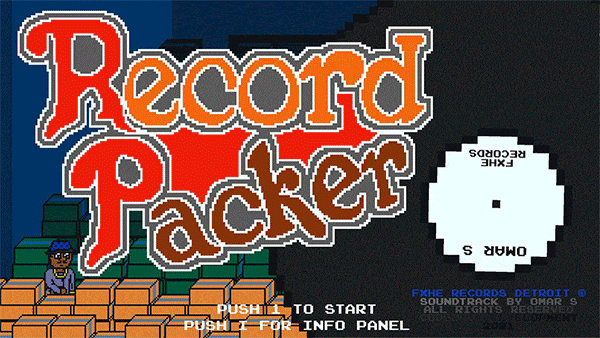 You can now play 'Record Packer,' an old-school video game designed by Detroit techno DJ Omar S