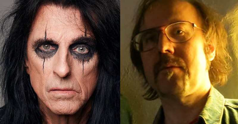 Alice Cooper, left, covered a song by Matthew Smith's (right) band Outrageous Cherry. - JENNY RISHER, CARY LOREN
