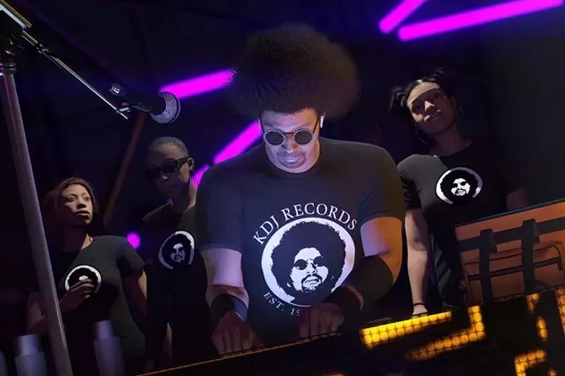 Moodymann DJs at a nightclub in the new 'Grand Theft Auto' update