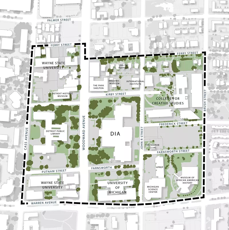 Detroit's Cultural Center to offer free and public outdoor WiFi in 2021 thanks to $500k grant