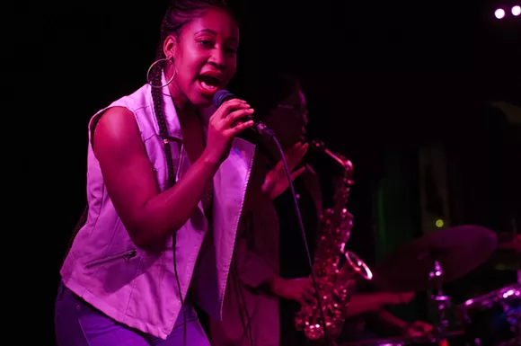 Isis Damil at Baker's Keyboard Lounge. - Photo by Tom Perkins