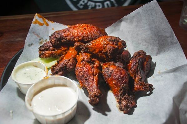 Wings from Sweetwater Tavern, a perennial favorite. - Tom Perkins