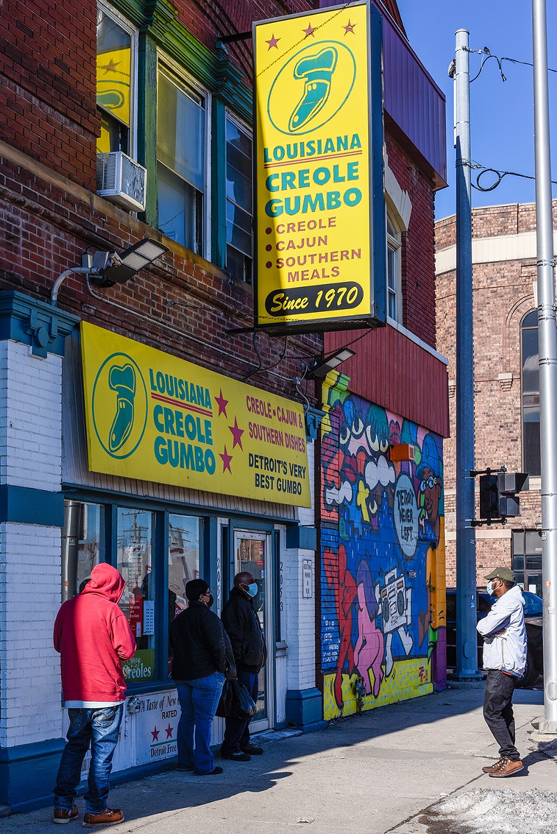 Louisiana Creole Gumbo's original Eastern Market location at 2051 Gratiot in Detroit has been in business since 1970. - KELLEY O'NEILL