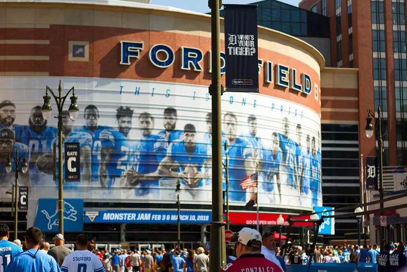 Ford Field in Detroit - By Steve Neavling