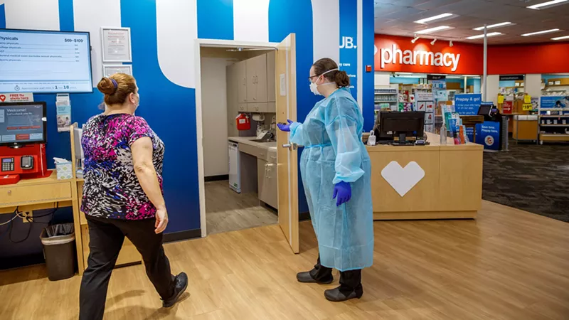 Retail chain CVS Health is offering COVID-19 vaccines at select locations in Michigan, but you have to make your appointment ahead of time. - CVS Health