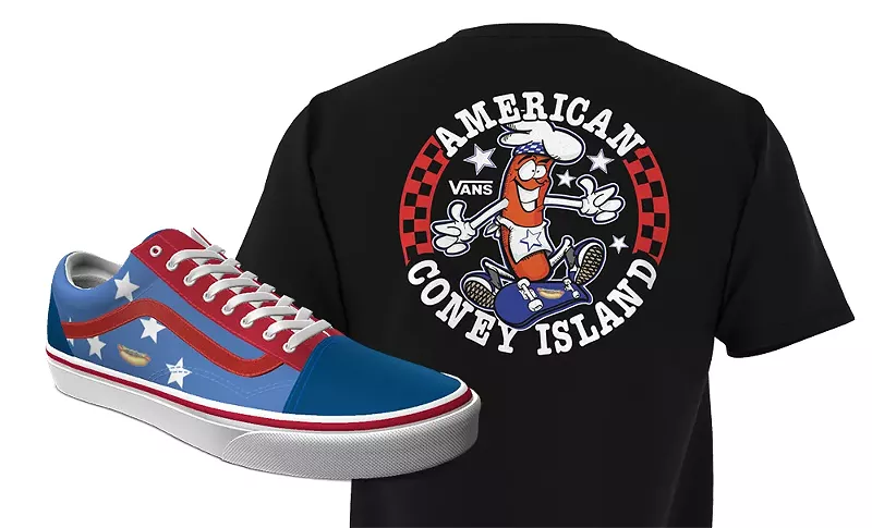 Vans offers merch inspired by Detroit's American Coney Island as part of its 'Foot the Bill' program