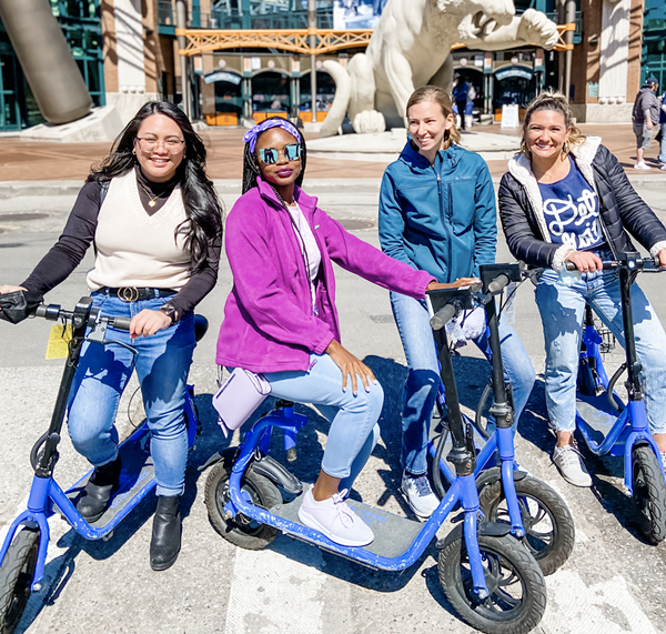 Would you cruise on a Boaz Bike with your crew? - Courtesy of Boaz Bikes via @ya_girl_taylor_allen/Instagram