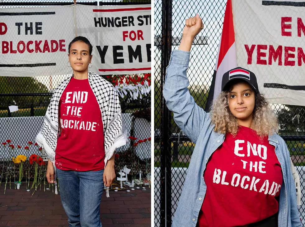 “Hunger Strike For Yemen,” by Garrett MacLean. - Garrett MacLean