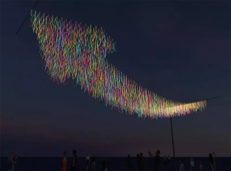 Beacon Park is launching a new art installation titled “Bounce” by NYC-based design studio Hou de Sousa. - Courtesy photo