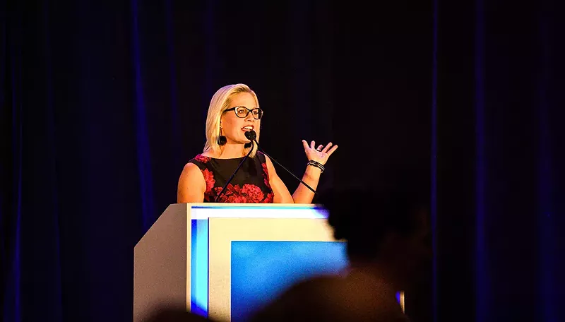 According to Sen. Sinema, it’s “best for democracy” that Democrats sit on their hands. - David Herring / Shutterstock.com