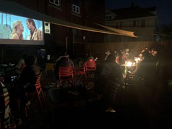 'Wild at Heart' on the patio at Hamtramck's microcinema. - Courtesy of the Film Lab