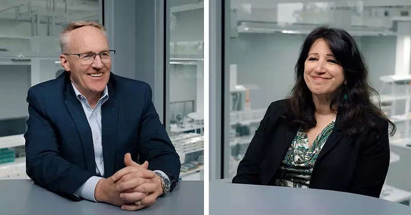 Todd Welch, left, and Dr. Michele Glinn. - Courtesy photos