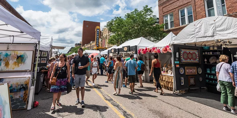 Ann Arbor Art Fair will return to downtown Ann Arbor Thursday, July 15 through Saturday, July 17. - Photo courtesy of Ann Arbor Art Fair