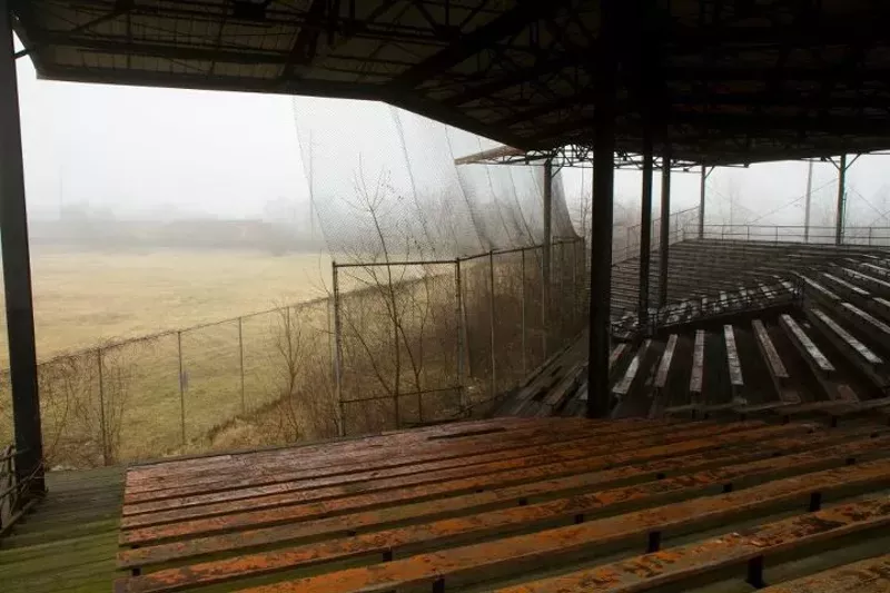 The grandstand at Hamtramck Stadium will get renovated, along with a new roof. - Steve Neavling