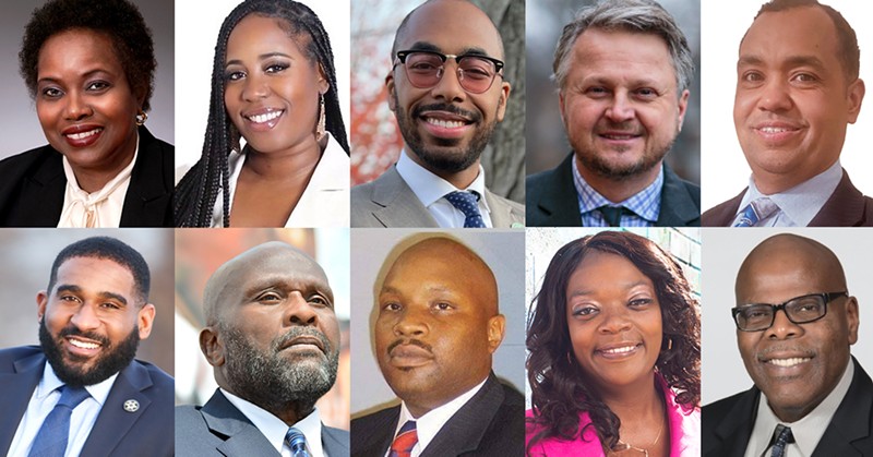 Some of the candidates in Detroit's highly competitive City Council race. - COURTESY PHOTOS