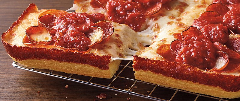 Pizza Hut debuted a "Detroit-style" pizza earlier this year. - Courtesy of Pizza Hut