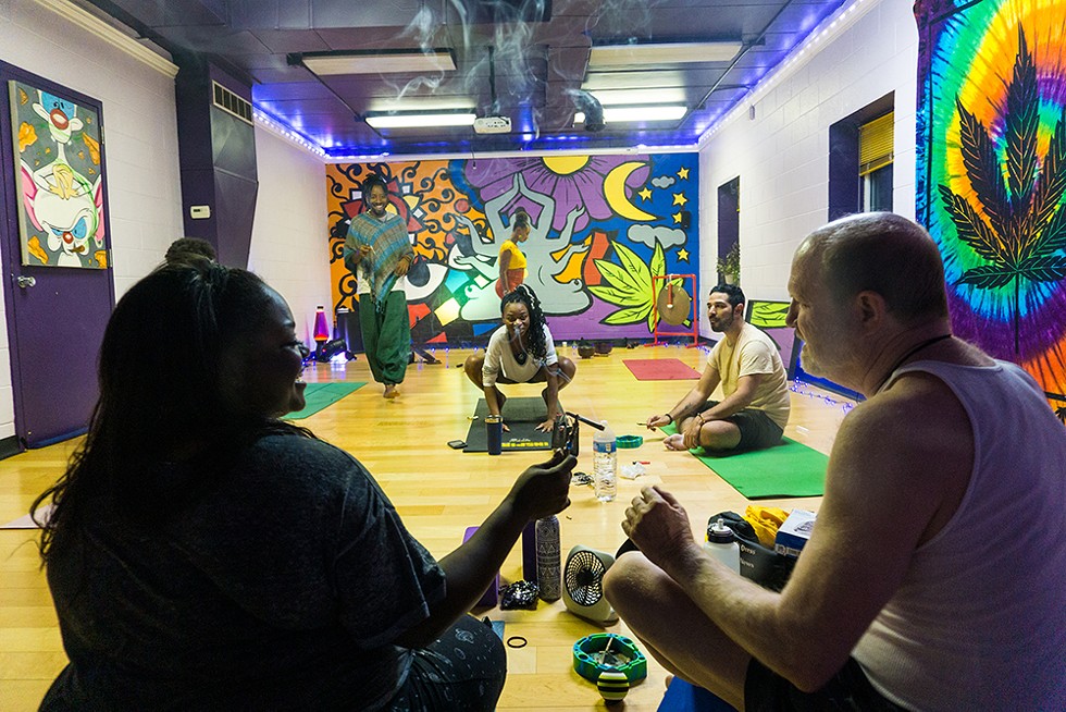 Elevated Yogi is a Black-owned yoga studio that hosts smoke sessions before every class. - Se7enFifteen