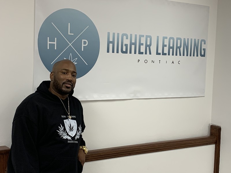 Sammy Rogers is the founder of Higher Learning Institutions, Michigan's first brick-and-mortar cannabis school. - LARRY GABRIEL