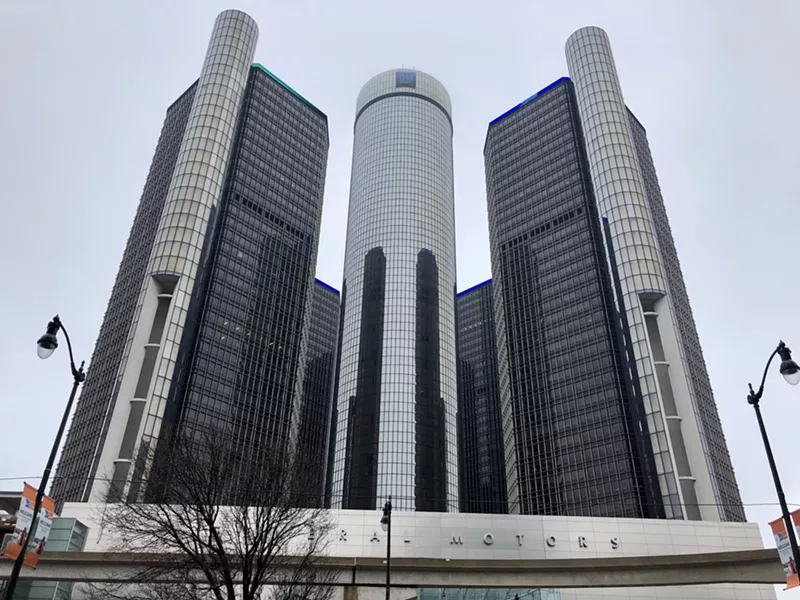 General Motors' Renaissance Center in downtown Detroit. - Steve Neavling