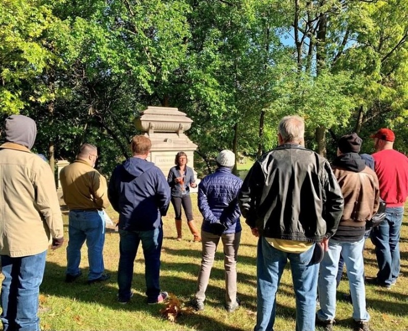 Preservation Detroit's cemetery tours return this October. - Courtesy of Preservation Detroit