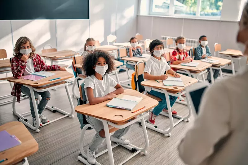 Fortunately, COVID-19 is unlikely to result in hospitalization in kids, but it can cause severe problems in some. - Shutterstock.com