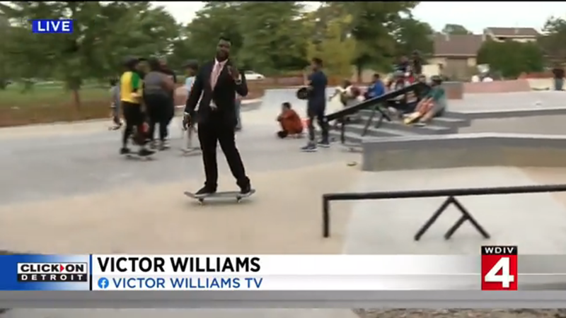 WDIV-TV's Victor Williams is "cool." - Screengrab/WDIV-TV