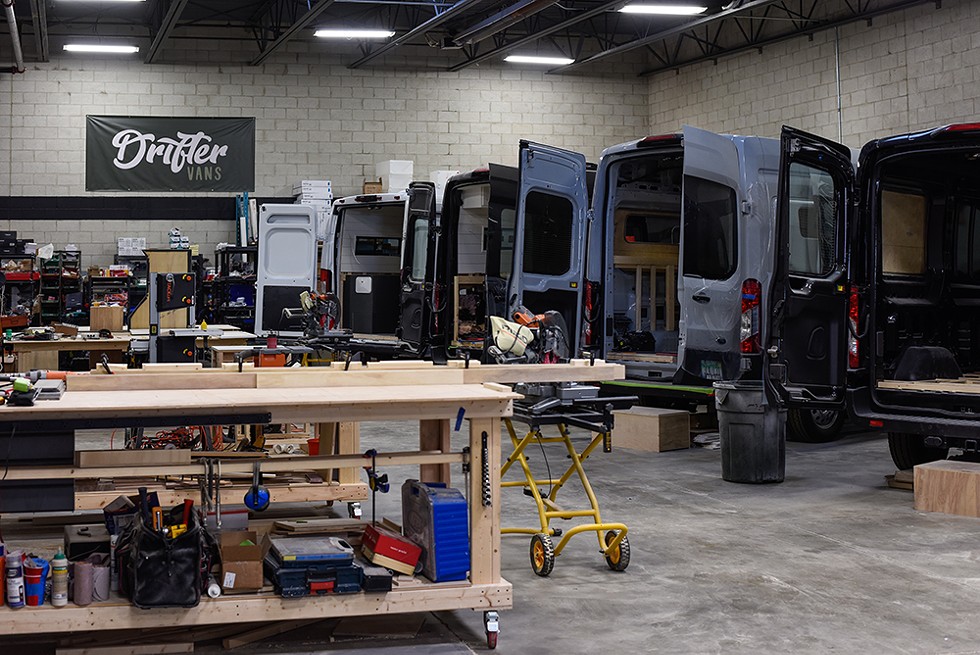 Southfield’s Drifter Vans has rapidly expanded since last year. - KELLEY O’NEILL