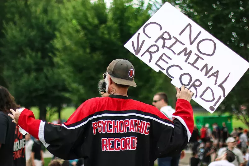 Juggalos marched in Washington, D.C. to protest the FBI designating them a "hybrid gang." - Nicole Glass Photography / Shutterstock.com