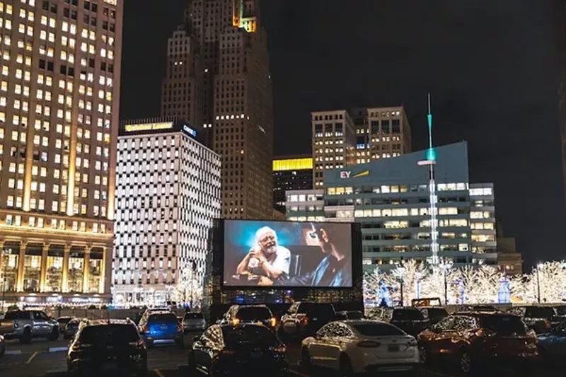 Monroe Street Drive-in returns to Downtown Detroit with family-friendly films